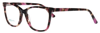 abele optik Brille braun / pink gemustert für Damen 150241